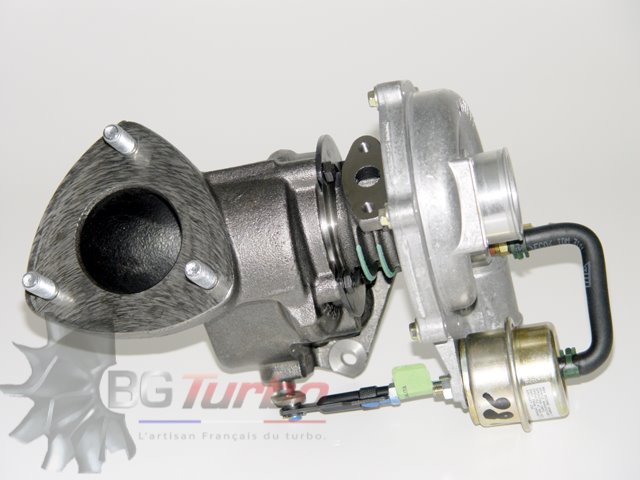 TURBO - HYBRIDE -  E/S PRÉPARÉ EN FRANCE  - STAGE1 - 0 - 6+6 pales - MFS PERFORMANCE 1701Diamètre admission - Ind : 34,418 mm / Exd : 49 mm / Angle : 0°
